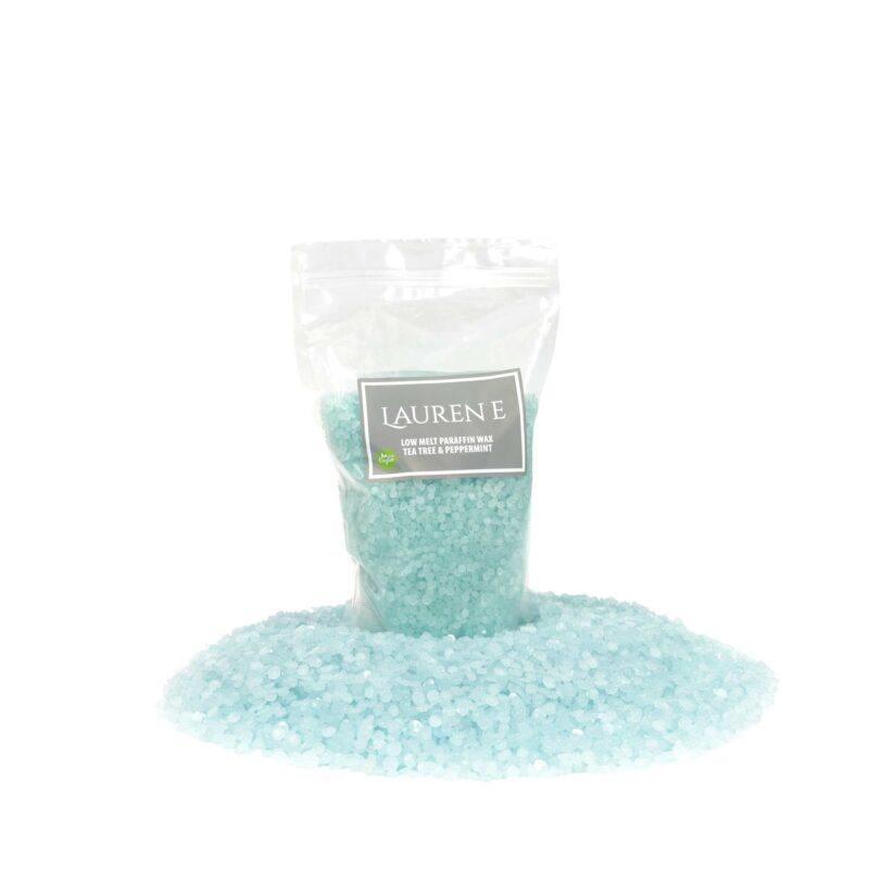 Lauren E Low Melt Paraffin Wax Tea Tree & Peppermint