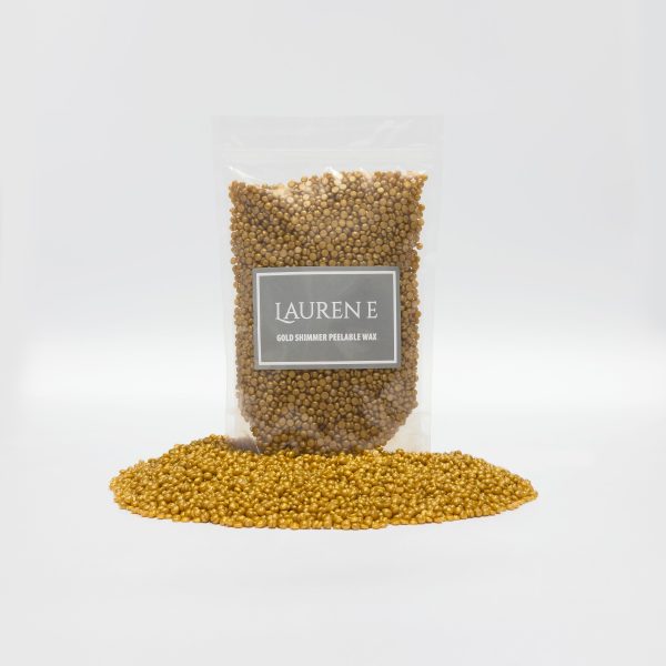 Lauren E Vegan Gold Shimmer Peelable Wax