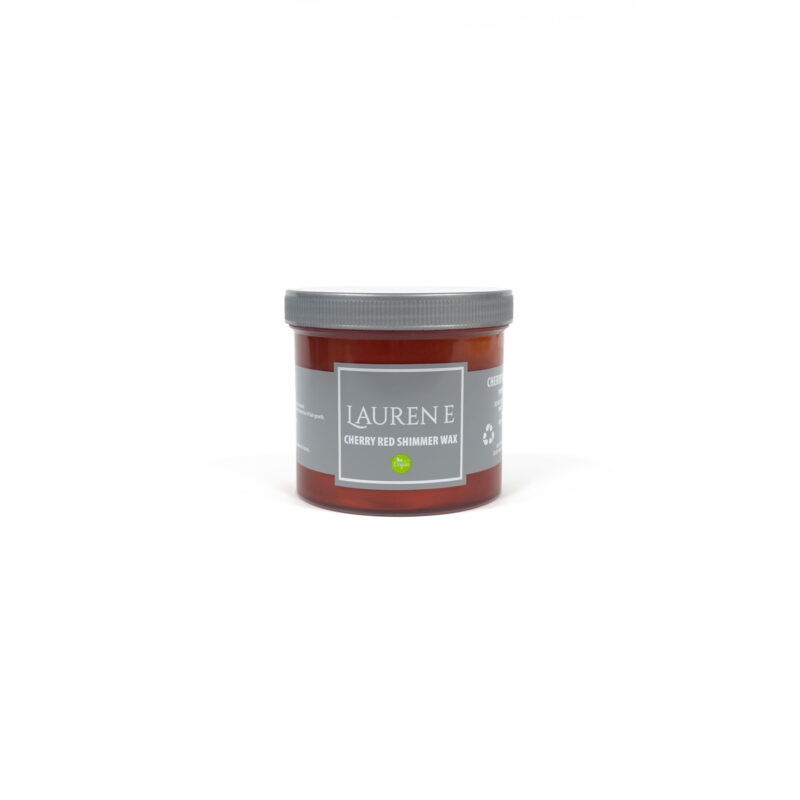 Lauren E Cherry Red Shimmer Wax Tub